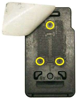 Canon 510 removed label