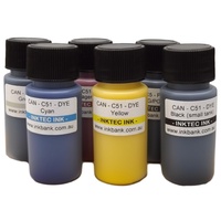 Black & colour ink set (6) for Canon 680/681 + PHOTO BLUE