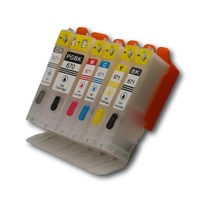 Refillable Canon PGI-670 & CLI-671 + GY cartridges (6) with ARC