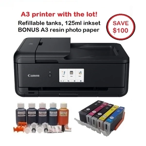 Canon TS9560 MFC A3 printer/ink bundle