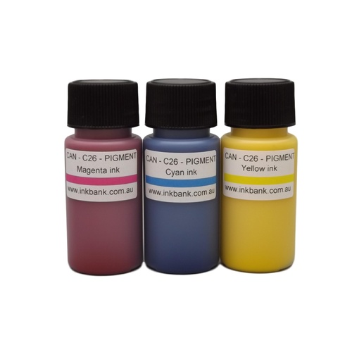 C26 colour pigment ink set (3) for Canon Maxify MB