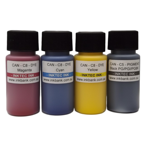 Black & colour ink set (4) for Canon CL-38, 41, 51, 511, 513 cartridges