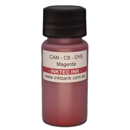 Magenta ink for Canon CLI-8, 38, 41, 51, 511, 513, 521, 526 cartridges